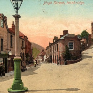 High Street, Ironbridge, links many scenes in “The Ironbridge Hoard”